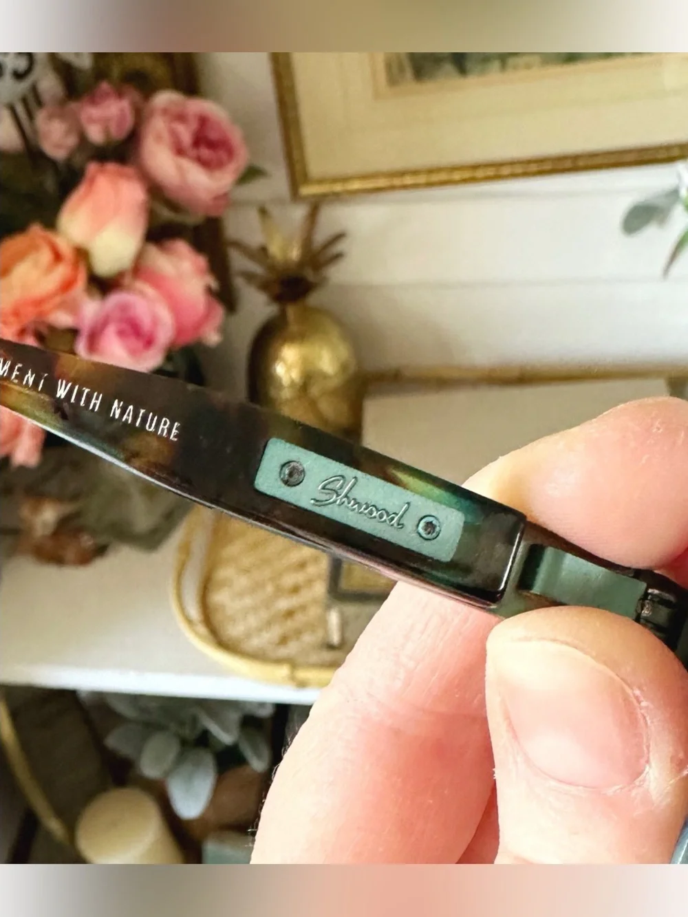 SHWOOD MCKENZIE TITANIUM SUNGLASSES | BLUE OPAL TITANIUM / GREY FADE